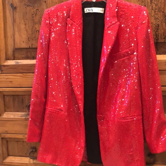 red sequin jackets